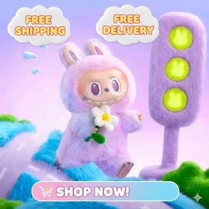 Labubu 3.0 Forward Energy Plush – Official Pop Mart Soft Toy, Home Decor