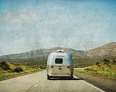 Airstream, Retro, Silver, Summer, Road Trip,11x14