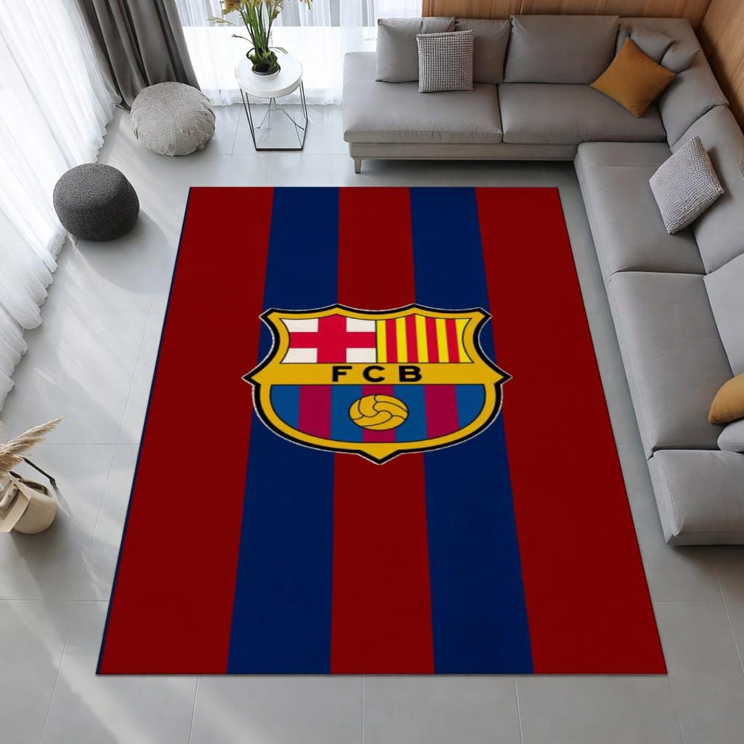 Barcelona Rug, Barcelona, FC Barcelona, Football Rug, Catalans, FC ...
