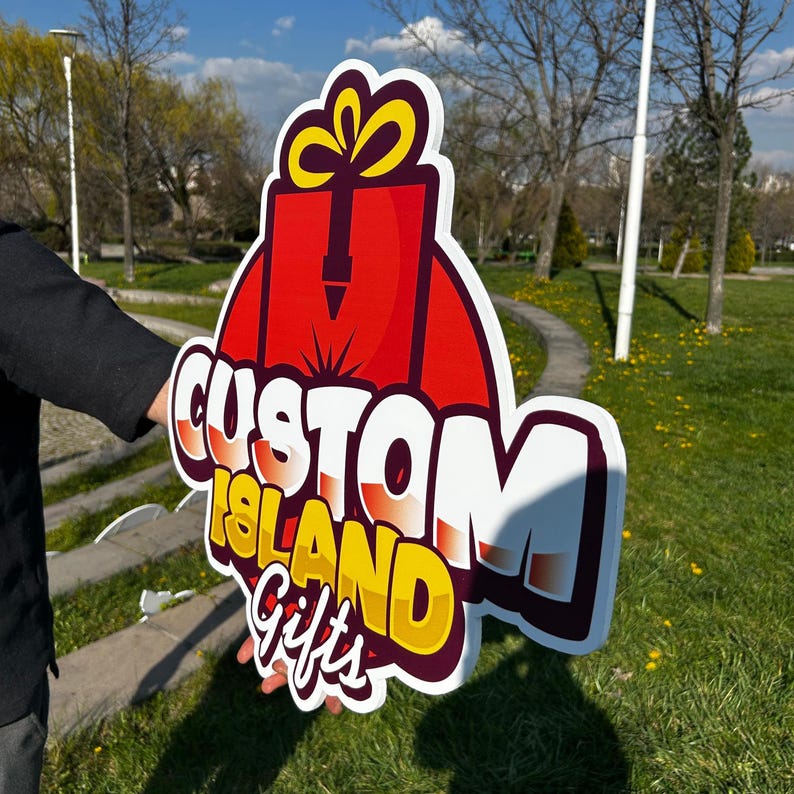 Custom PVC Branding Sign, Contour Cut Signage, 8mm Extra Thick Rigid ...