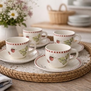 May include: A set of three ceramic mugs with a speckled, matte finish. The mugs are in shades of cream, light gray, and dark gray. Each mug has a simple, minimalist design, perfect for coffee or tea.