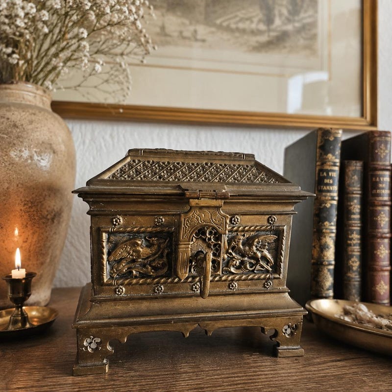 Bronze Reng Bronze Casket - Etsy UK