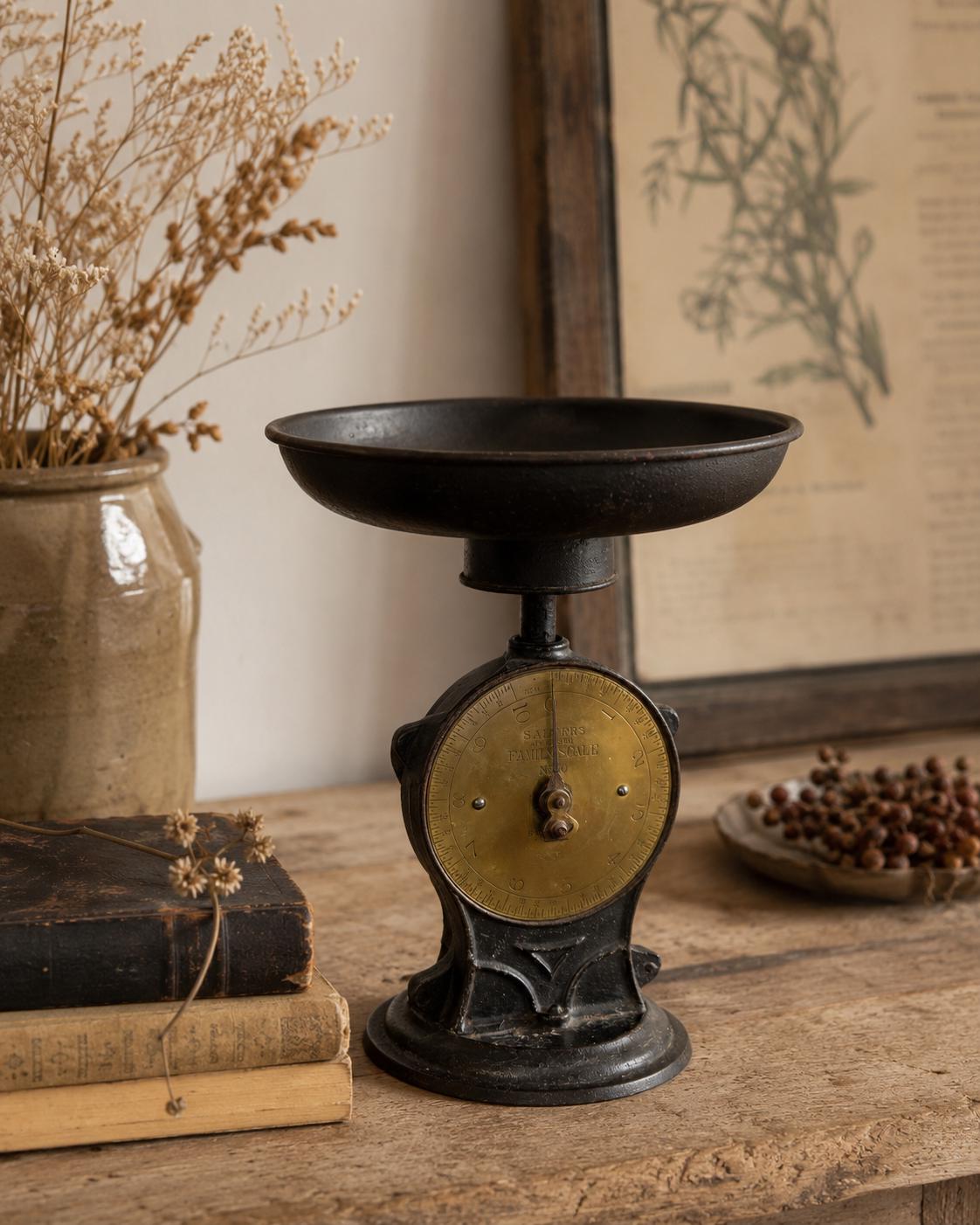 Vintage Cast Iron Salter Scales - Etsy