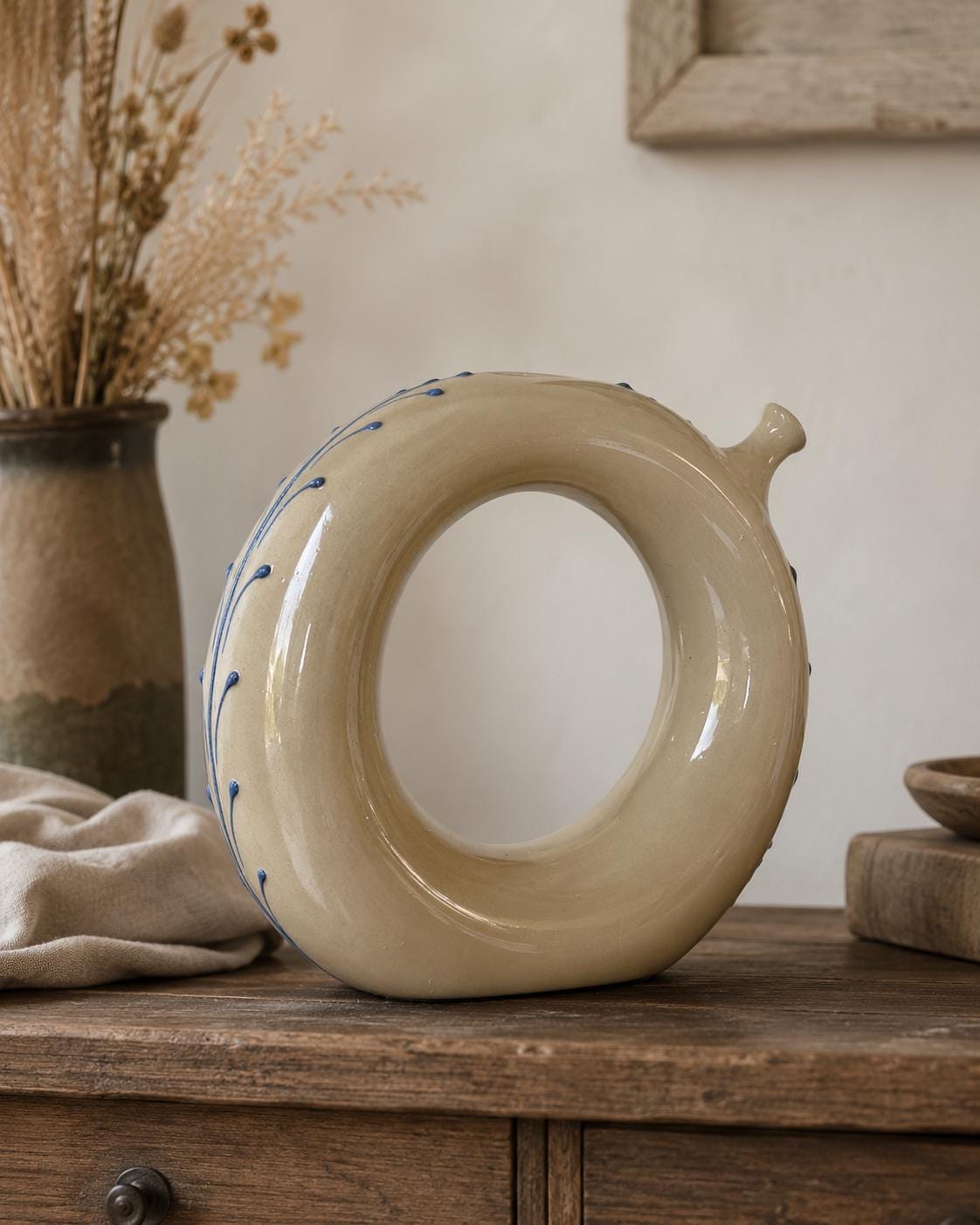 ヴィンテージ Hartstone USA 花瓶 ドーナッツ フラワーベース Hartstone Usa Vase - Etsy
