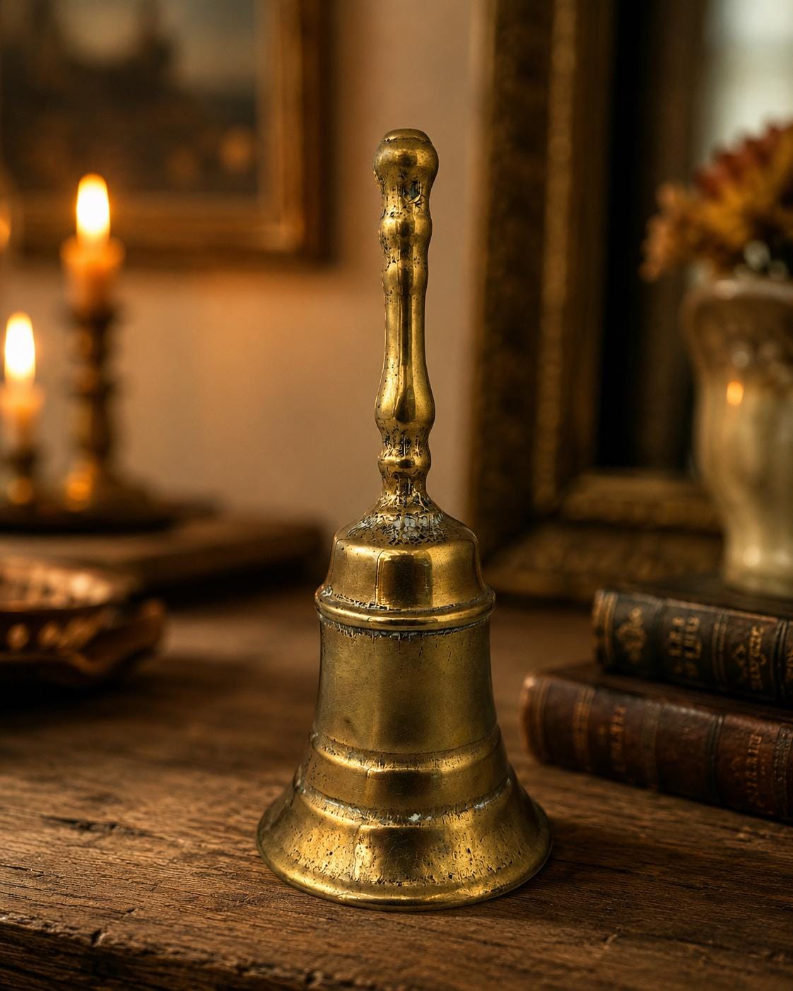 Antique Hand Bell - Etsy