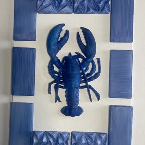 3D Wall Art Lobster Kitchen decor Chef Nautical Ocean or Beach House Decor 9x12 Seafood Restaurant Sign