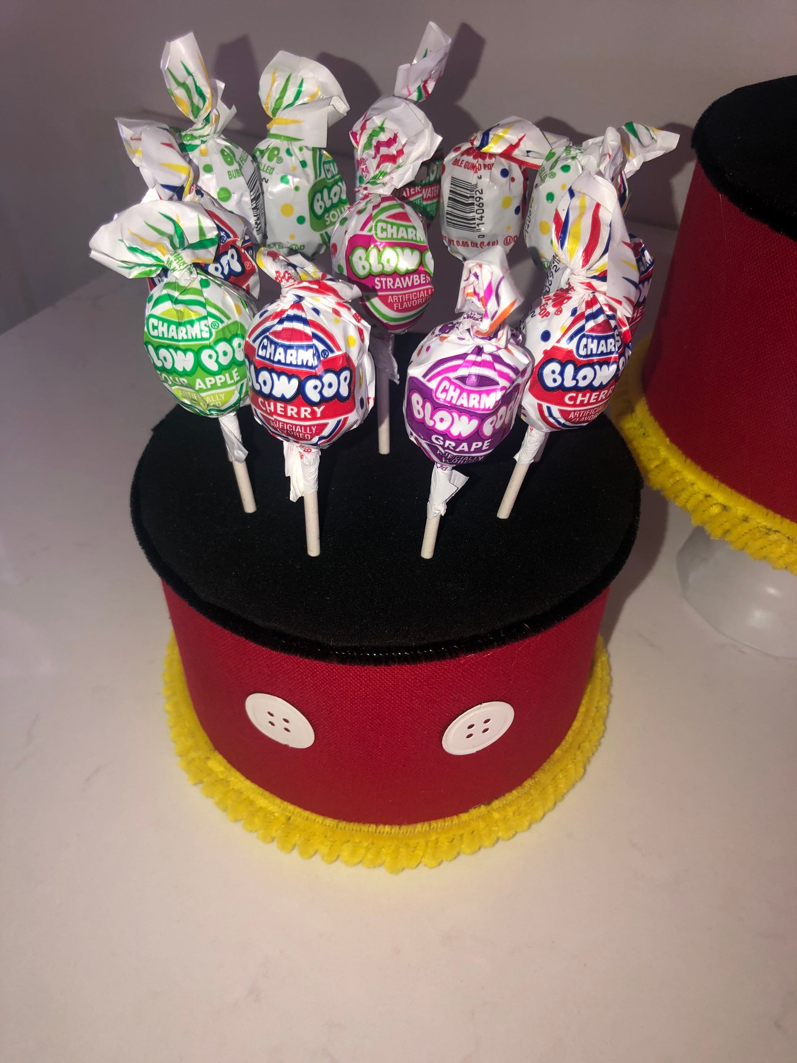 Cake Pop Cupcake Stand Mickey Mouse Inspired Cake Stand/topper Etsy
