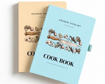 Ricettario personalizzato, quaderno di cucina su misura, libro di ricette regalo per papà, marito, fidanzato