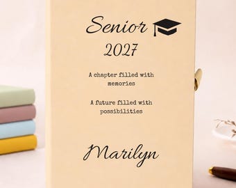 Diario personalizzato per la classe del 2027, album dei ricordi della classe del 2027, quaderno di laurea personalizzato