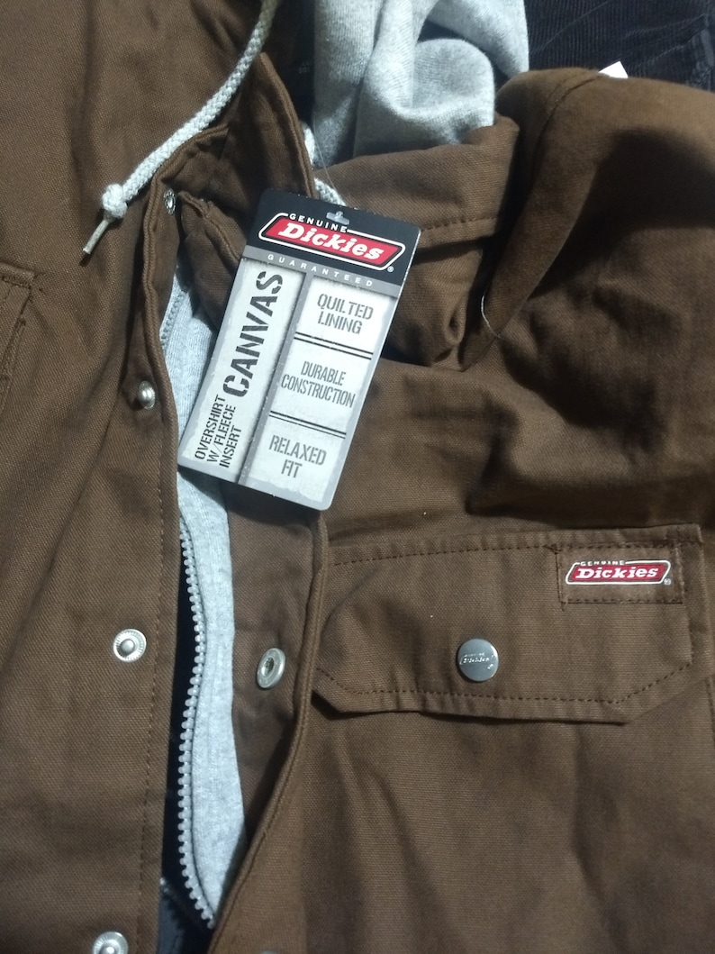 Embroidered 13 Point Grateful Dead Lightning Bolt Jacket with Hood Dickies Brand XXL