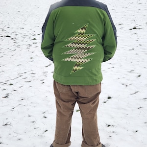 13 Point Grateful Dead Lightning Bolt LL Bean Jacket - size XL