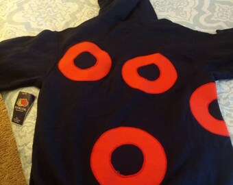 Donuts - Fishman Phish Embroidered Donut Hoodie- Brand New Size M