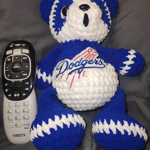Handmade LA Dodgers sports team panda 12" smoke- free home!