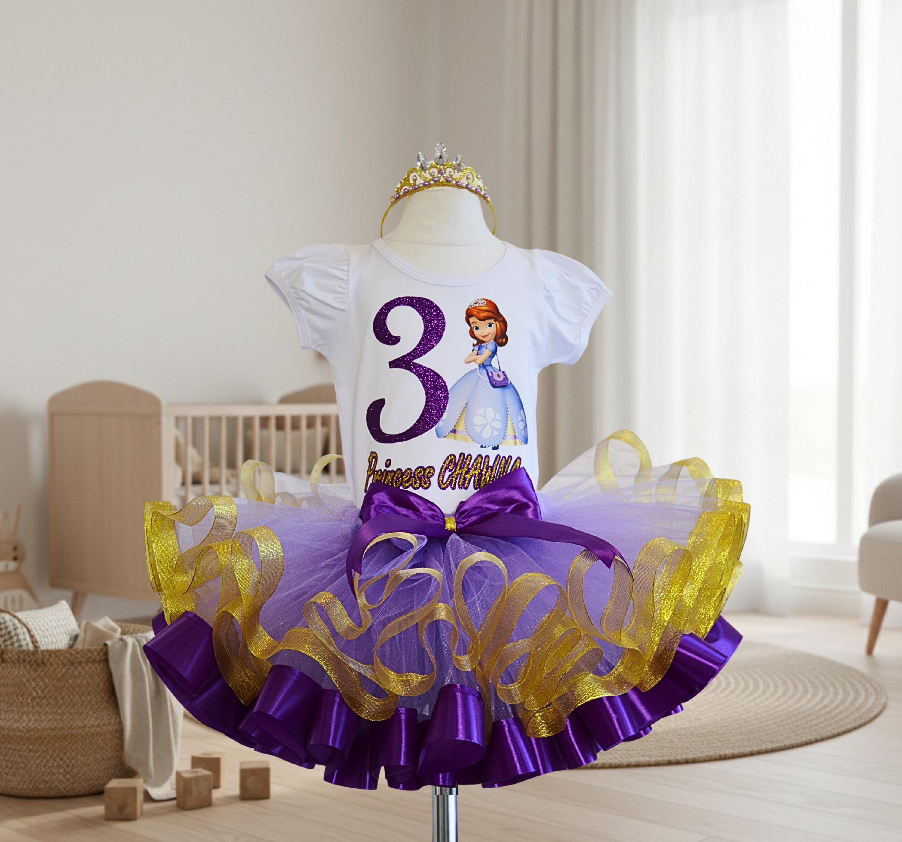 Sofia the First Birthday Outfit