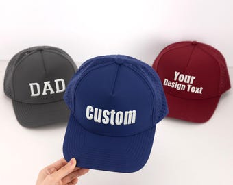 Embroidery Logo baseball hat, Quick drying truck driver's hat,Bachelorette hats,Custom Text Hats, Mama Hats,Custom caps,wedding gift