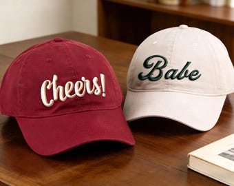 Custom embroidered baseball caps, Custom Text Embroidered Hat, Personalized Dad Hat,Birthday Gift,Wedding Hat Your Own Text Hat, Mama Hats