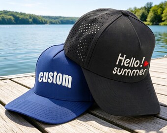 Casquettes avec texte personnalisé, Casquettes trucker personnalisées, Chapeau brodéChapeaux papa personnalisés, Casquette trucker personnalisée,Chapeaux de voyage pour célibataire