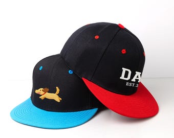 Boné de beisebol, boné de beisebol com aba reta, boné unissex ajustável estilo streetwear