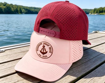Embroidery Logo baseball hat,ustom Upside Down Text Hat,Two Tone Baseball Caps,Birthday Gift,5 Panel Two Tone Embroidered Hat