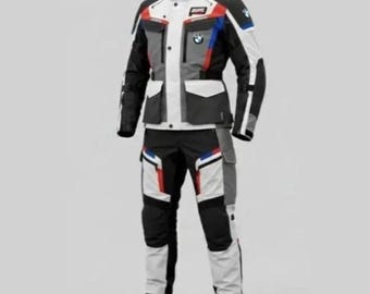 BMW Motorrad GS Rallye Motorcycle Suit Men's Adventure Riding Gear Set Waterproof Touring Jacket & Pants Ventilated Motorbike Jacket for Him