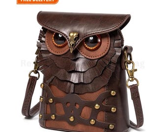 Renaissance Messenger Bag Medieval Leather Pirate Pouch Steampunk Satchel