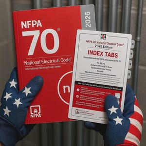 NFPA 70, National Electrical Code (NEC) 2026 Edition PAPERBACK + index tab