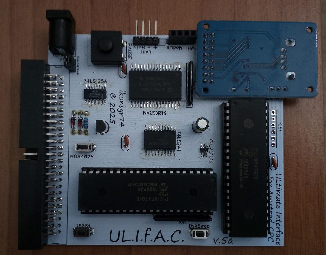 Amstrad CPC Ulifac : USB Mass Storage + Ram Expansion + Rom Board ...