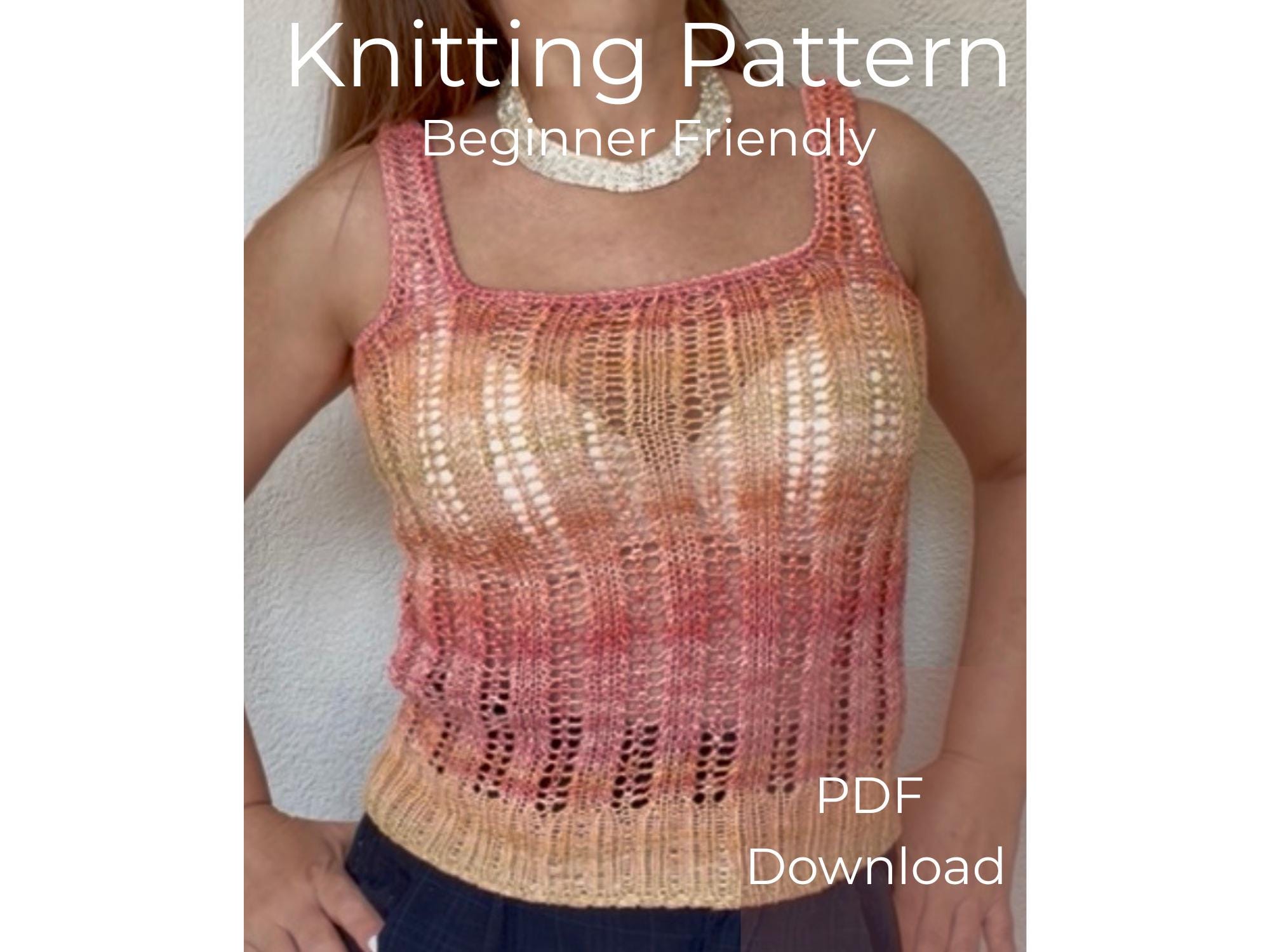 handmade Knit camisole⁺‧₊° ཐི⋆♱⋆ཋྀ °₊‧⁺ Hand Knit Camisole - Etsy