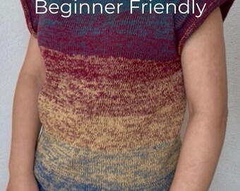 Snappy Knit Pattern, Beginner Friendly (PDF Download)