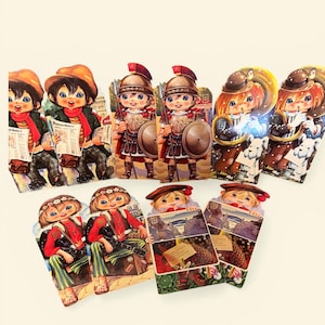 Vintage Set of Golden Boy “Big Eyes” Postcards