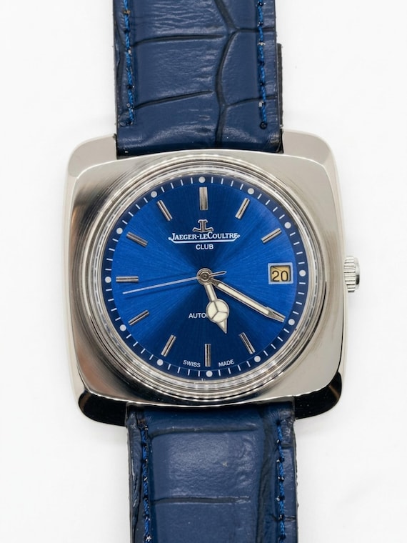 Vintage Jaeger-lecoultre Club Automatic Watch Swiss Made Classic Mens Dress Watch | Luxury Cushion Case Retro Wristwatch Collector Timepiece