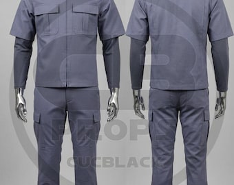 Disfraz inspirado en Han Solo / Conjunto de camisa y pantalones de cosplay de Star Wars / Traje de contrabandista para hombre / Disfraz de convención de ciencia ficción