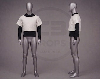 Partes blandas de Snow Scout Trooper - Chaleco de copos de nieve personalizado para cosplay - Réplica de atuendo de cosplay inspirada en Star Wars