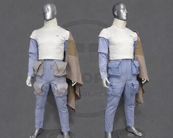 Chaleco de disfraz de Boba Fett ESB, capa y sello de cuello / Piezas blandas de cosplay de El Imperio Contraataca / Réplica del traje interior de armadura mandaloriana