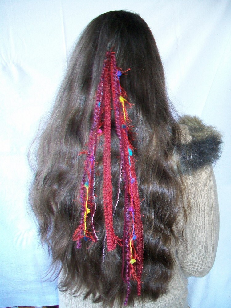 Single Beautiful Yarn/ribbon Hair Accessory Etsy New Zealand