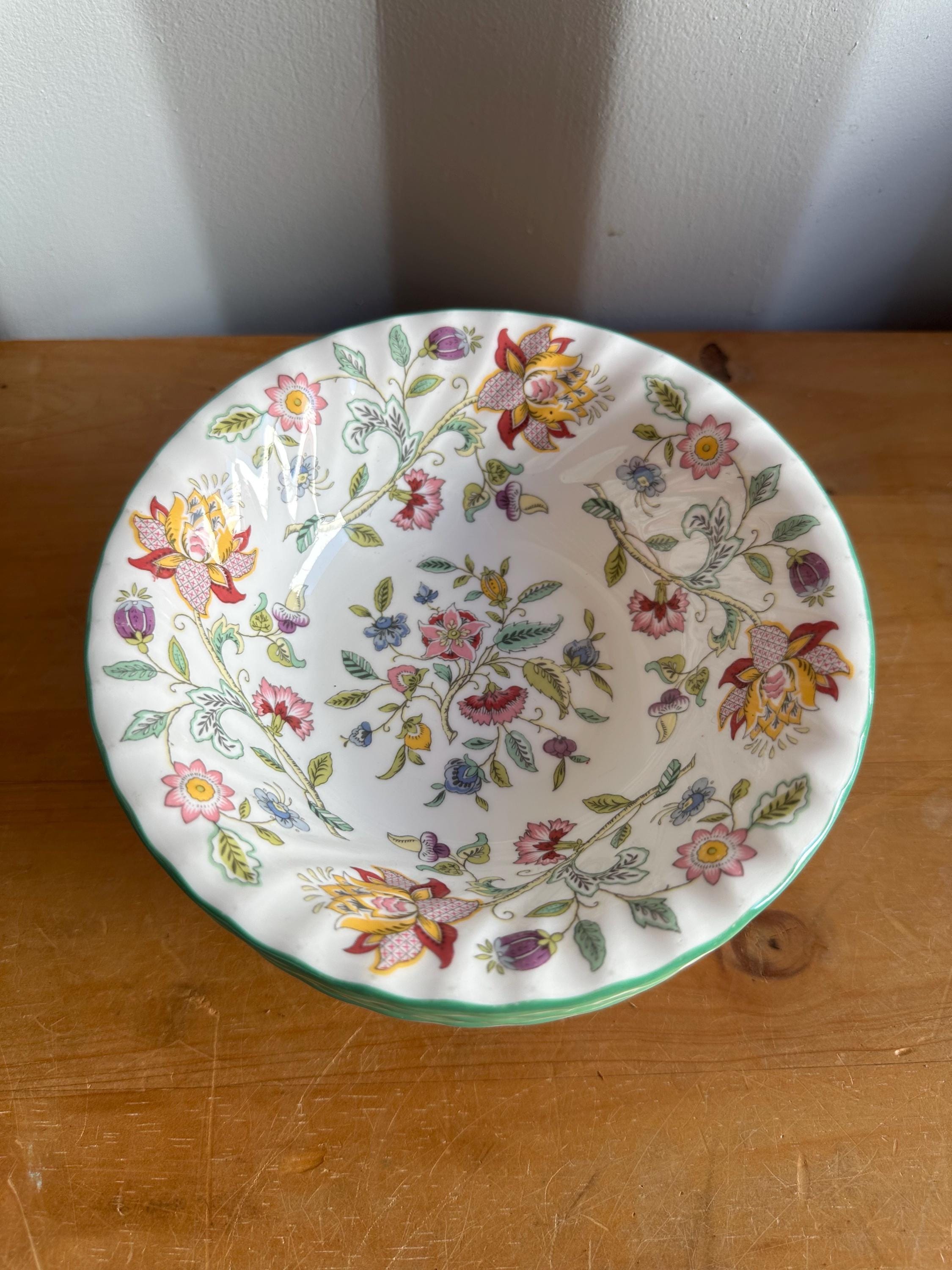 Minton 花柄 ボーンチャイナ皿 4枚セット Minton bone china - Etsy 日本