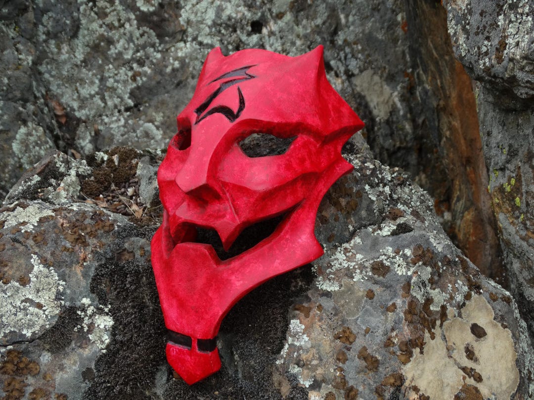 Den Roku Mask Ryoko's Oni Mask - Etsy