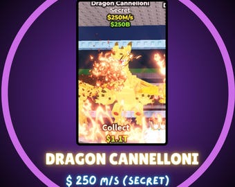 ドラゴン カネロニ | 1B/秒 | +1 特性 |ブレインロットを盗む - Etsy 日本