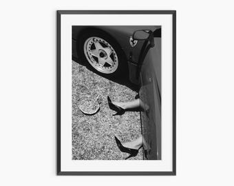 Poster Ferrari, stampa artistica, stampe fotografiche, arte murale in bianco e nero