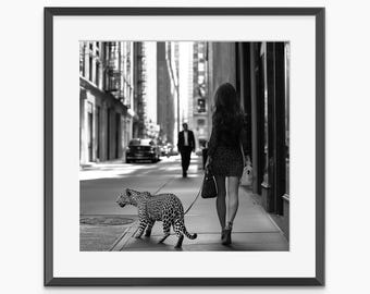 Leopard Print, Photography Prints, Fashion Wall Art, Aesthetic Room Decor, Black and White Wall Art, Museum Quality Wall Art Prints