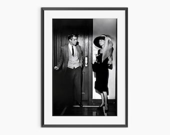 Audrey Hepburn, Photography Prints, Audrey Hepburn Print, Retro Poster, Black and White Wall Art, Museum Quality Photography Poster