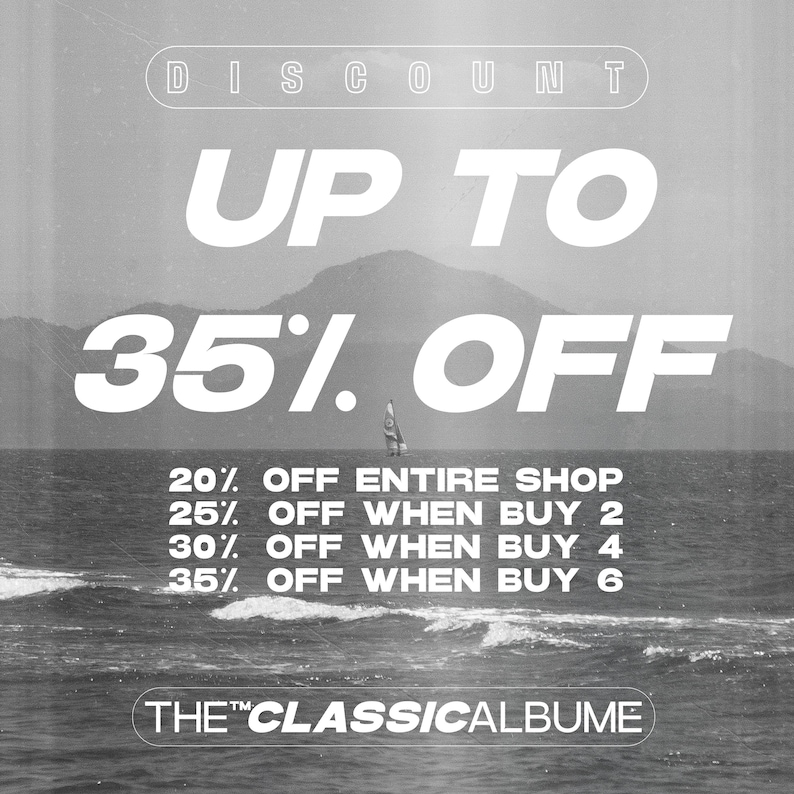 The image is a promotional poster for a classical album, featuring a seascape with a sailboat in the background.