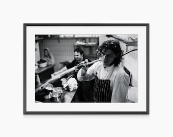 Marco Pierre White, Arredamento per la cucina, Poster dello chef, Stampe fotografiche, Arte murale in bianco e nero