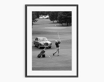 Golf Wall Art, Photography Prints, Golf Poster, Fine Art Prints, Golf Prints, Retro Prints, Black and White Wall Art, Museum Grade Wall Art