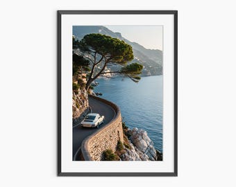 Porsche 911 Poster, Photography Prints, Porsche Poster, Landscape Wall Art, Car Poster, Porsche Wall Art, Museum Quality Wall Art