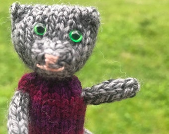 or GI Joe. OOAK hand knit sweater for 12\u201d fashion doll such as Ken