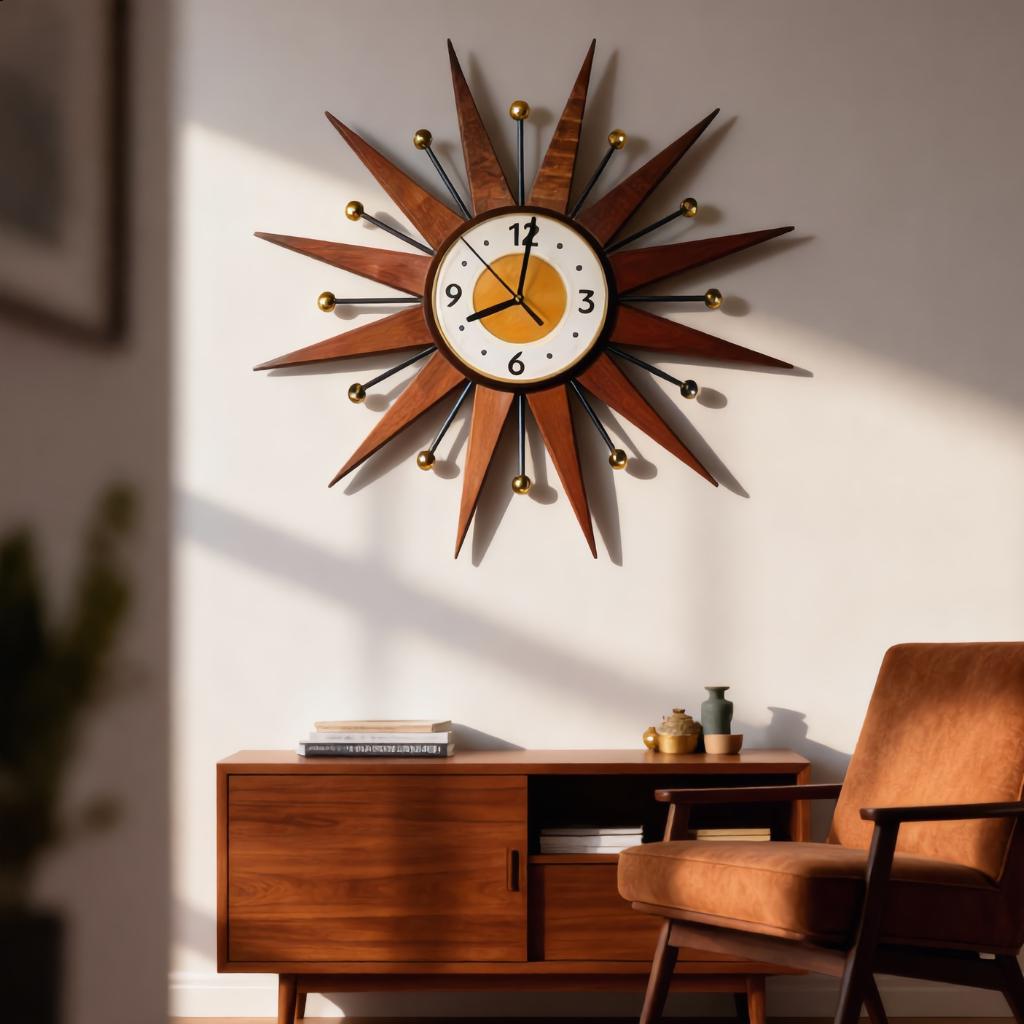 インテリア時計 sun Vintage sun wall clock - Etsy 日本