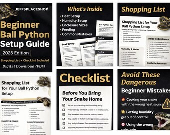Guide de configuration pour débutants (2026) | Configuration complète du boîtier + liste de courses + liste de contrôle | Chaleur, humidité et alimentation | PDF numérique