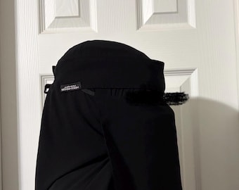Bedoon Esm Saudi Niqab (Short Stiff Headband)