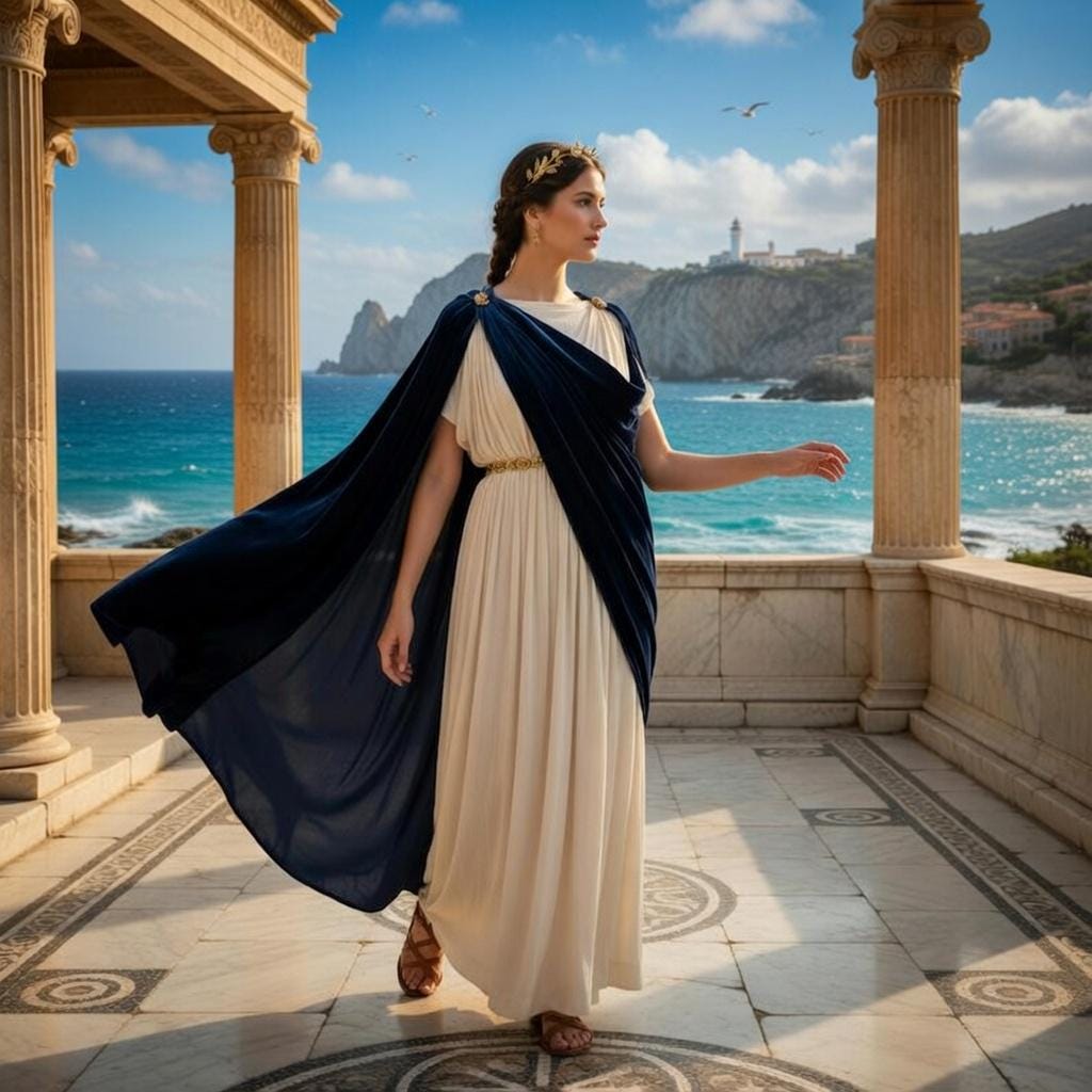 blue toga dress Margaret Toga Dress In Cobalt Blue Shopbluebelle